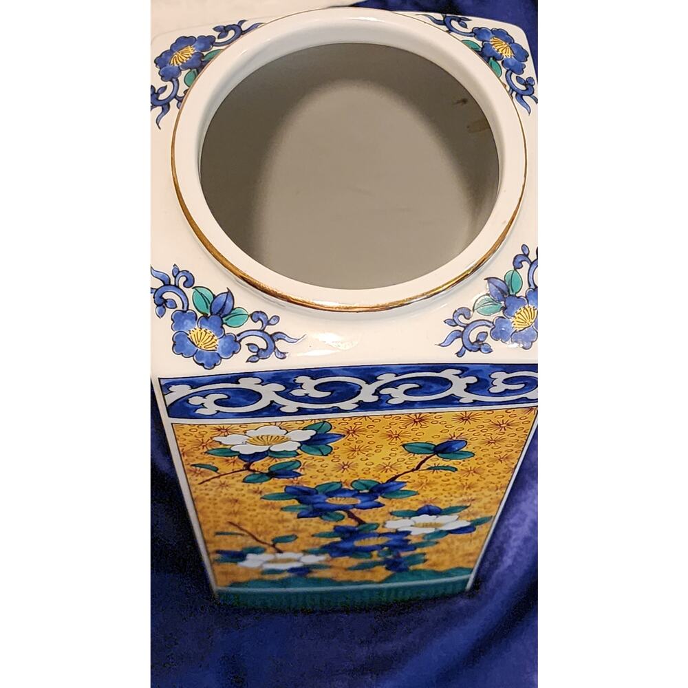Vintage Kutani Takahashi Daiichi Toki Early 1970's Gorgeous Vase and Teapot - Picture 8 of 11